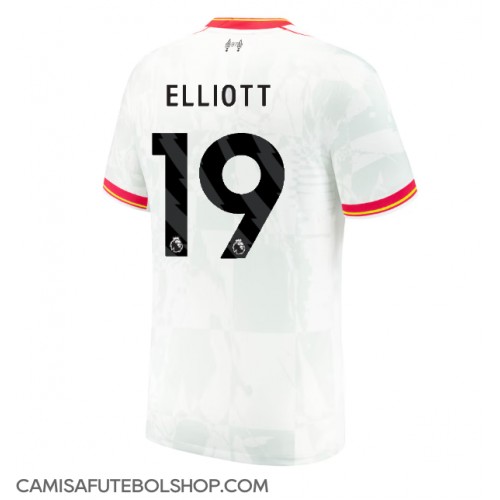 Camisa de time de futebol Liverpool Harvey Elliott #19 Replicas 3º Equipamento 2024-25 Manga Curta